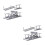 2Sets Bausatz Für Schienenlandschaft Mit Und 9