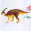1 Plástico Parasaurolophus Decorativo 8