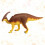 1 Plástico Parasaurolophus Decorativo 10