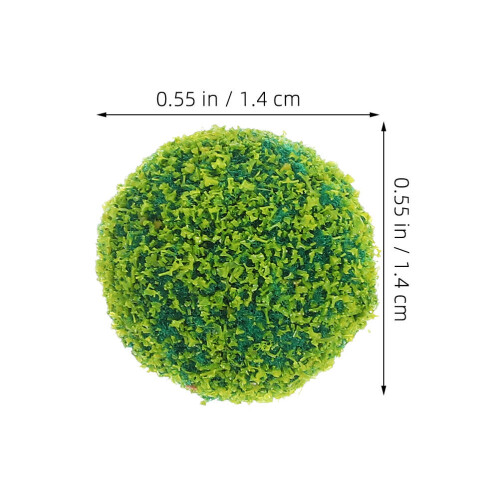 5 Unidades Bola De Topiaria Artificial 1,4 Cm 2