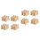 100 Pièces D'échecs En Bois Non Peintes, Artisanat 6