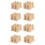 100 Pièces D'échecs En Bois Non Peintes, Artisanat 7