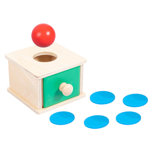 De Bolas Y Monedas De Madera Con Caja Para Apareamiento