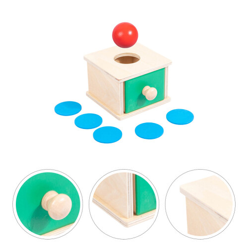 De Bolas Y Monedas De Madera Con Caja Para Apareamiento 2