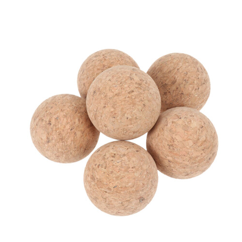 6 Piezas De Bolas De Madera Para De Fútbol