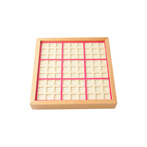 De Educativo De Madera 9x9 Rosa 2