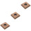 3 Piezas Cocina Miniatura Resistente Decoración Hogar 7