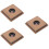 3 Piezas Cocina Miniatura Resistente Decoración Hogar 9