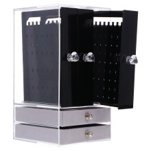 Mlins Schmuck Organizer Display Stand Aufbewahrungsbox Transparent