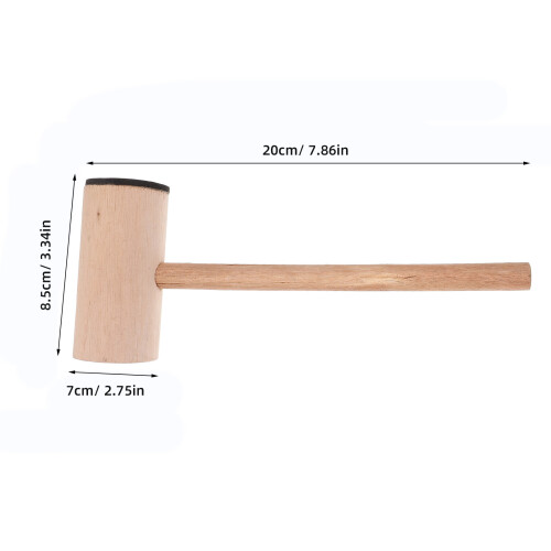 5 Unidades De Martillo De Madera Para Golpear 1