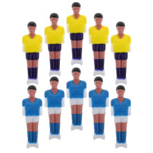 10 Unidades Jugadores Fútbol Mini Para
