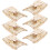 6 Pièces De En Bois Non Peint Bricolage 6
