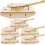 6 Pièces De En Bois Non Peint Bricolage 9