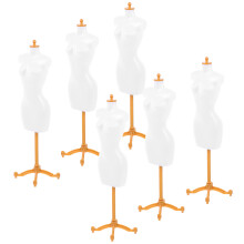 6Stück Kleiderformen Für Puppenkleidung Display Halterungen Deko