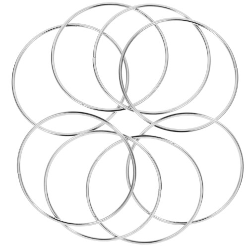4 Ensembles D'Anneaux Métalliques Pour 2