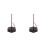 2Pièces Support Figurine Action Violet Plastique Réglable Pour Maison 6