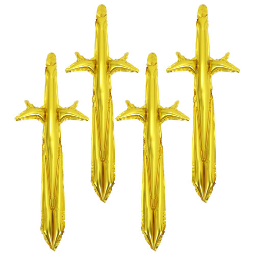 4 Pièces Épées Gonflables Pirate Accessoires De Cosplay Et Photo