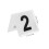 12Stk Acryl Doppelseitige Nummernmarker Für Requisiten 2