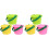 6 Kunststoff Strand Eimer Helle Farben Hinterhof Park Sand Eimer 6