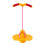 Sports Accessory Jumping Ball With Handle Yellow 1pcs 1