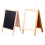 2Stk Abwischbare Whiteboard Doppelseitige Aus Holz 6
