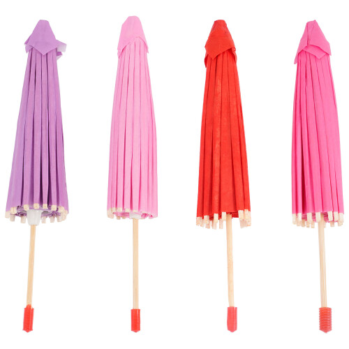16 Pcs Mini Umbrella Hand Decor Manual Paper 1