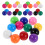 480 Pcs 15mm Solid Color Marbles for Chinese Checkers and Math Teaching 2