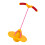 Sports Accessory Jumping Ball With Handle Yellow 1pcs 4