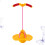 Sports Accessory Jumping Ball With Handle Yellow 1pcs 8