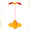 Sports Accessory Jumping Ball With Handle Yellow 1pcs 7
