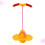 Sports Accessory Jumping Ball With Handle Yellow 1pcs 6