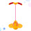 Sports Accessory Jumping Ball With Handle Yellow 1pcs 9