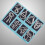 8Pcs Silver Brain Puzzle Set Metal Iq Ring for Challenging Mind Games 5