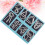 8Pcs Silver Brain Puzzle Set Metal Iq Ring for Challenging Mind Games 7