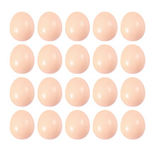 30 Unidades Huevos De Plástico Imitación Para Pintar Y