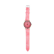 Canvas Watch Fashion Quartz Wristwatch Delicate Pink Decoration