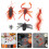 50Pcs Plastic Fake Insects Realistic Simulation For Halloween Decor 9