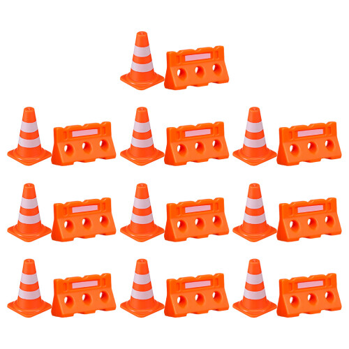 20 Unidades Tráfico Calles Casas Muñecas