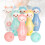 8 Mini Set Bowling Colorato Sportivo Per 9
