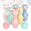 8 Mini Set Bowling Colorato Sportivo Per 6
