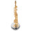 2Pcs Copper Mini Saxophone Model Musical Instrument Decoration 1