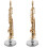 2Pcs Copper Mini Saxophone Model Musical Instrument Decoration 9