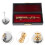2Pcs Copper Mini Saxophone Model Musical Instrument Decoration 11