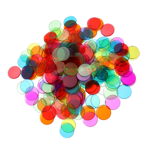 600 Pièces Jetons 3/4 Pour Comptage Mathématique Et Poker