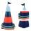 One Set Ring Toss Game Toy For Kids Plastic Stacking Plaything 6