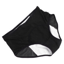 Black Menstrual Pants Female Durable Nylon Breathable Underpants