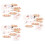 3 Set Giocattoli Educativi Con Per 8
