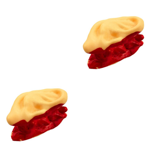 2 Pcs Halloween Simulation Ear Costume Accessory For Kids 2