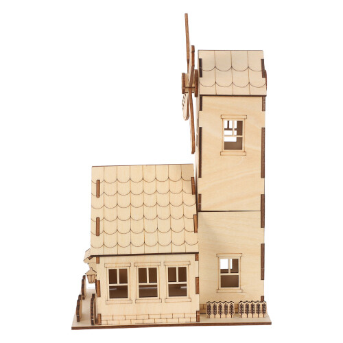 3 Set Kit 3D In Legno Per Mulino A Casa Da Te