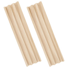 2Pcs Wooden Domino Tray Holder Racks For Board Games Mahjong Tiles